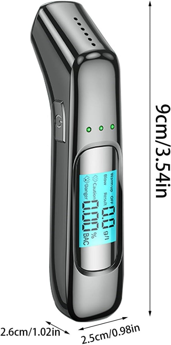 Tragbarer Alkoholdetektor mit Hygienedüse – Hochpräziser Sensor-Alkoholtester