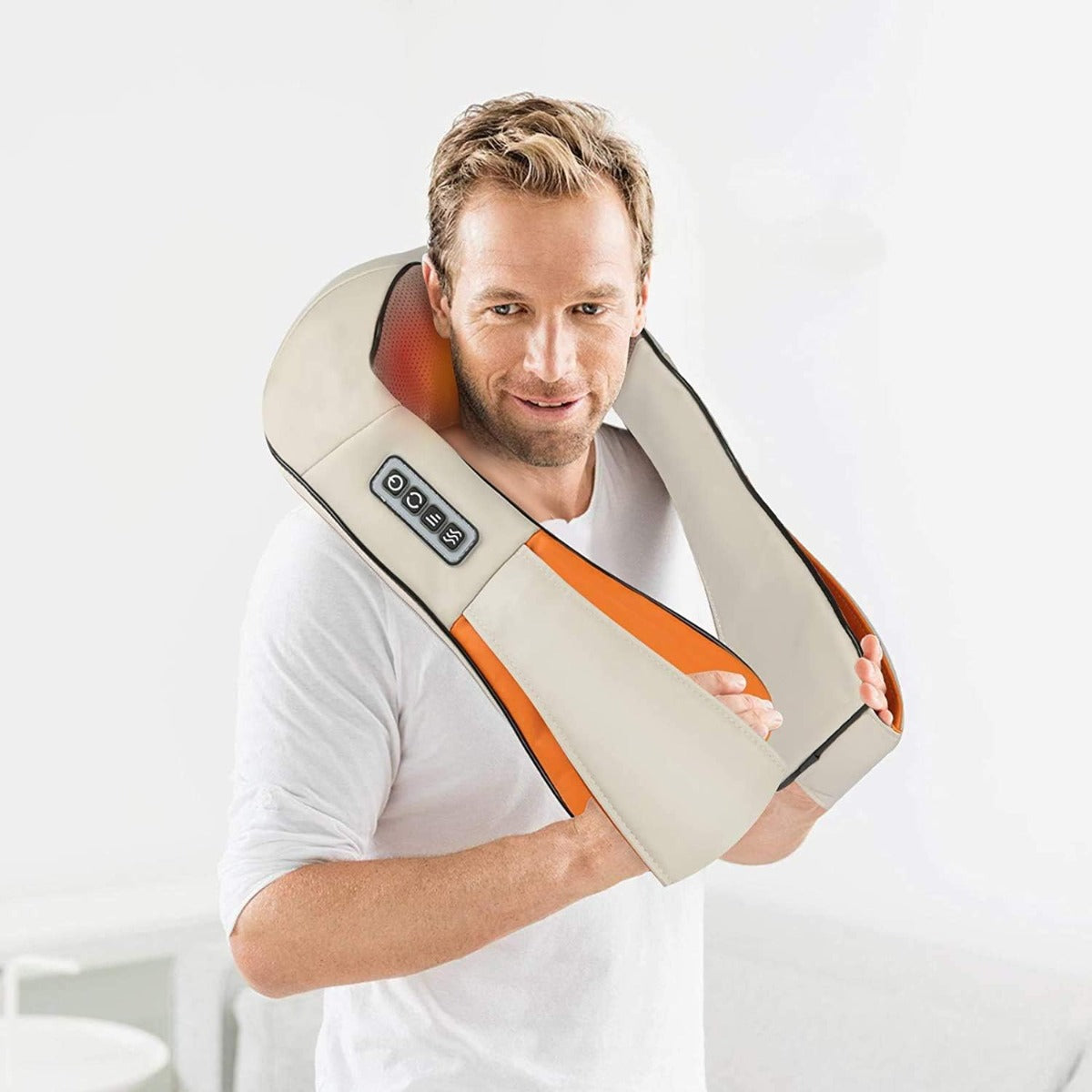 Neck and Back Massager with Shiatsu Function and Heating