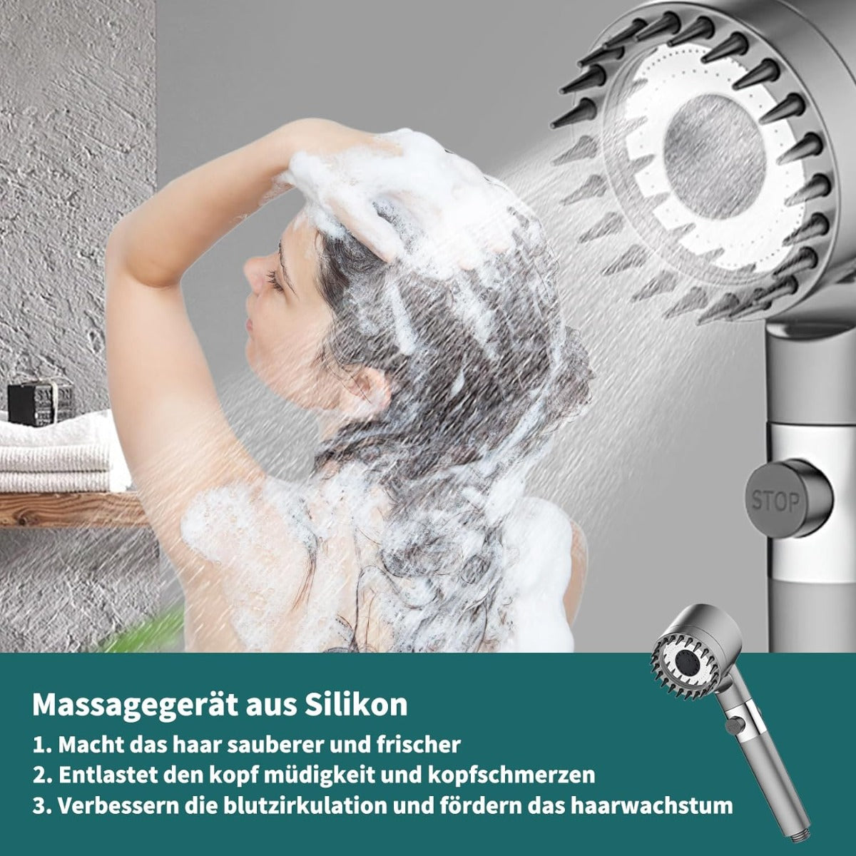 Aquadeluxe Water Saving Shower Head