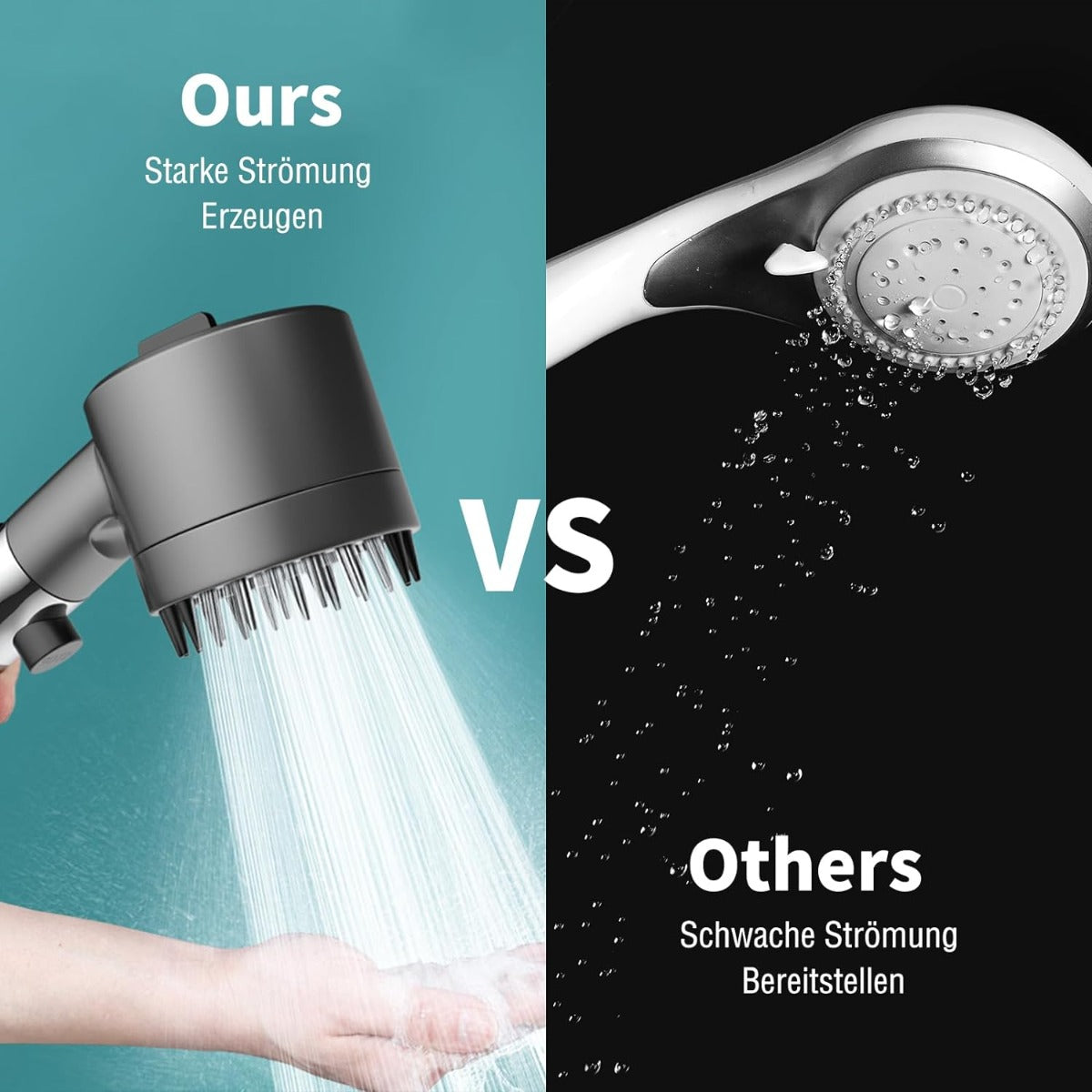 Aquadeluxe Water Saving Shower Head