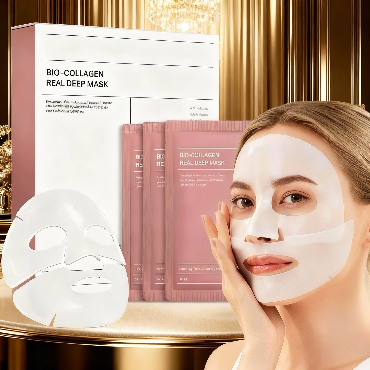 Maschera Bio-Collagen Real Deep Mask 4 MASCHERE