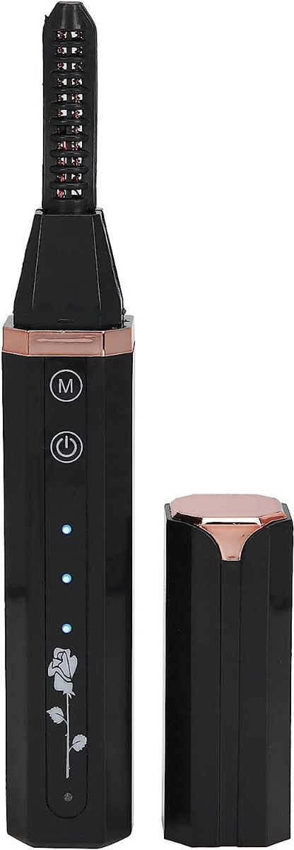 USB-aufladbarer beheizter Wimpernzange mit schneller Erwärmung der Augen, Schönheits-Make-up, Wimpernzange für Mädchen und Frauen
