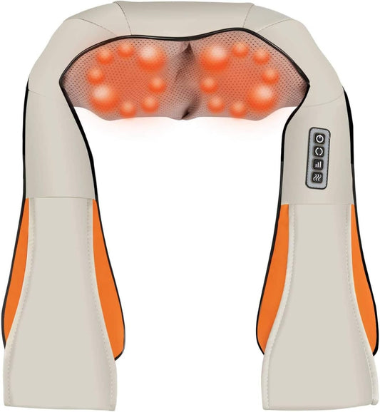 Neck and Back Massager with Shiatsu Function and Heating