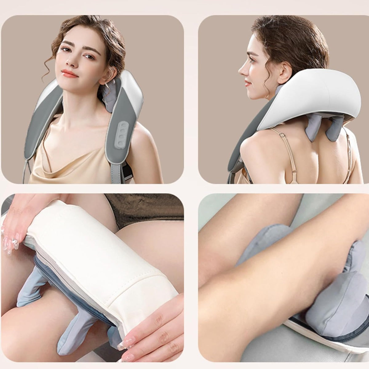 Zervikales Massagegerät, Nacken-Schulter-Rücken-Massagegerät mit Heizung