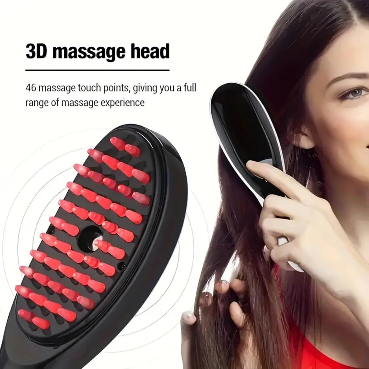 Multifunktionale Haarwuchs-Massagebürste